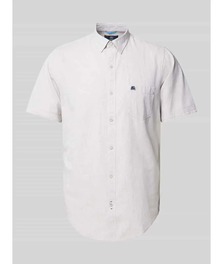 obrazek 1 Koszula casualowa o kroju regular fit z wyhaftowanym logo