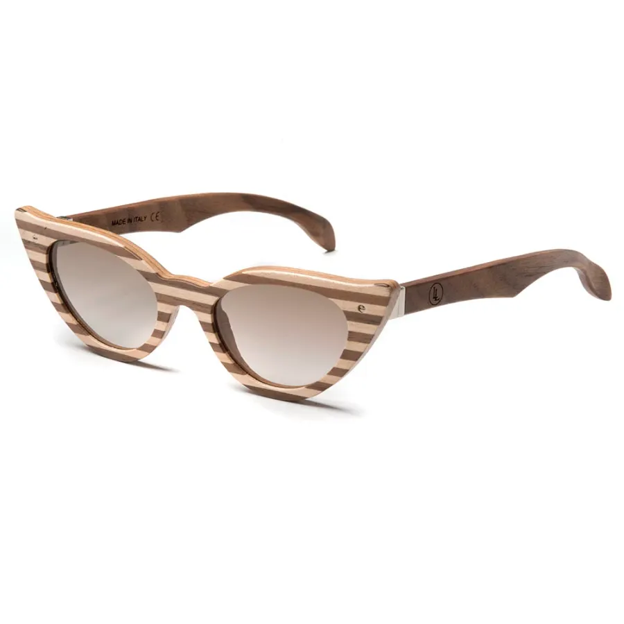 obrazek 2 Stylowe, damskie okulary z drewna - Legno Light