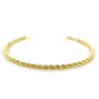 Picture Women's yellow gold string bracelet