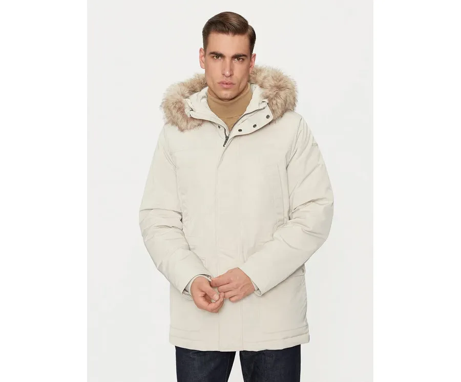 obrazek 1 Geox Parka Sandford M4628F T3148 F1616 Écru Regular Fit