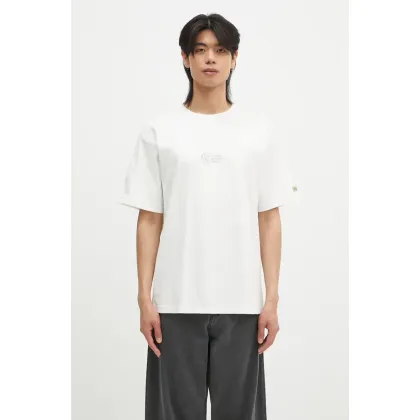 Zdjęcie Columbia t-shirt CSC Heritage męski kolor beżowy z nadrukiem 2090871