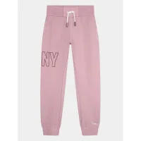 Zdjęcie DKNY Spodnie dresowe D54000 S Różowy Regular Fit