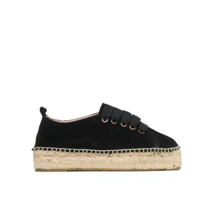 Zdjęcie Manebi Espadryle Lace-Up Espadrilles K 1.0 E0 Czarny