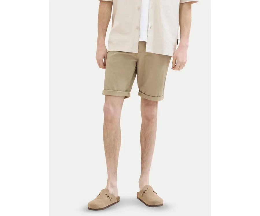 obrazek 1 Tom Tailor Szorty materiałowe 1040227 Beżowy Slim Fit