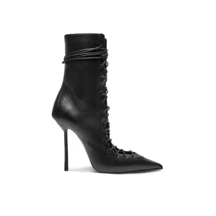 Zdjęcie Le Silla Botki Stivaletto Colette Nemesi 4249B100MBPPNEM377 Czarny