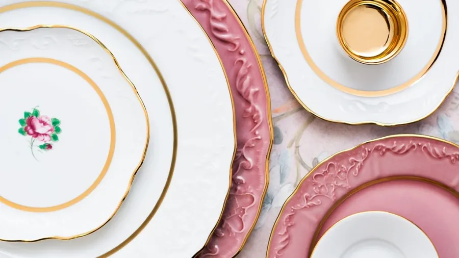 obrazek 1 Śliczna porcelanowa zastawa stołowa prosto z Portugalii - Porcel