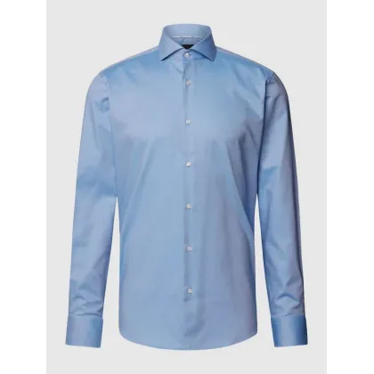 Zdjęcie Koszula biznesowa o kroju slim fit z fakturowanym wzorem