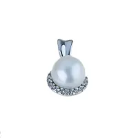 Picture Luxurious pendant with an 8mm pearl.
