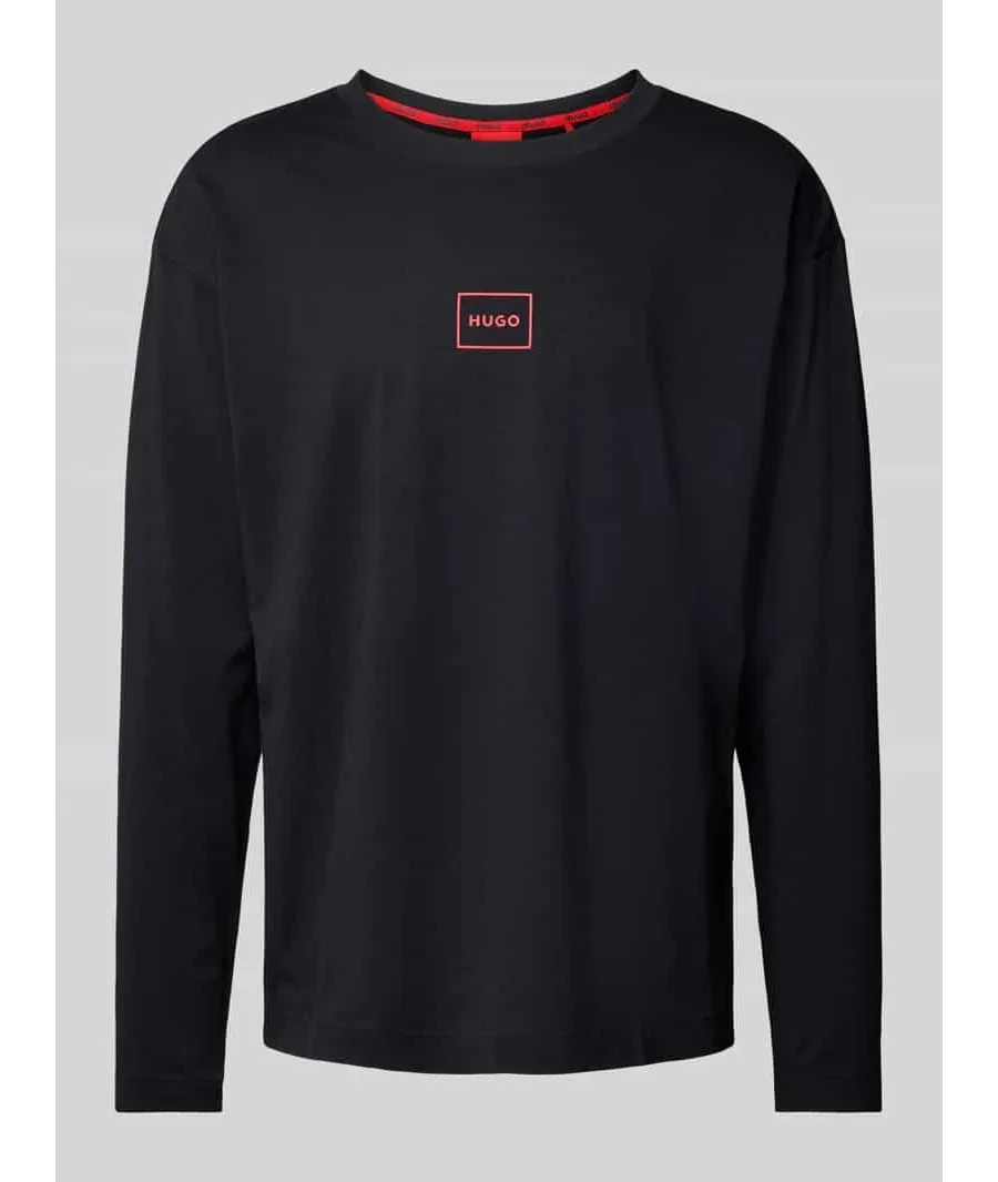 obrazek 1 Hugo Longsleeve 50525229 Czarny Regular Fit HUGO