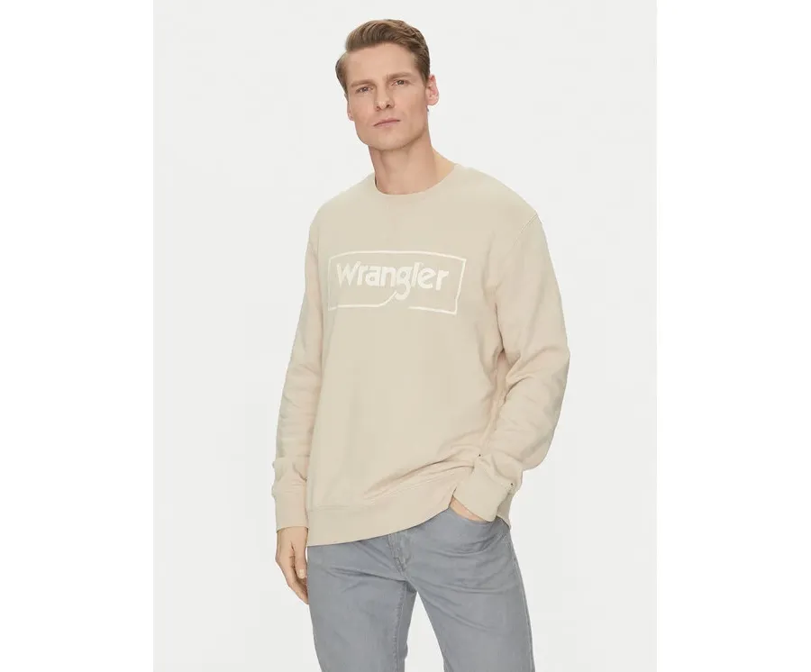 obrazek 1 Wrangler Bluza W662HAC22 112331852 Beżowy Regular Fit