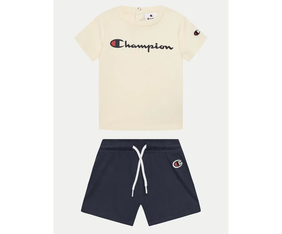 obrazek 1 Champion Komplet t-shirt i spodenki 307055 Kolorowy Regular Fit