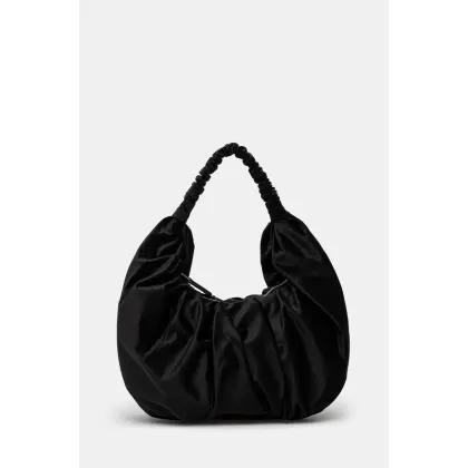 Zdjęcie JW Anderson torebka Ruffle Shopper kolor czarny HB0659.FA0390.999