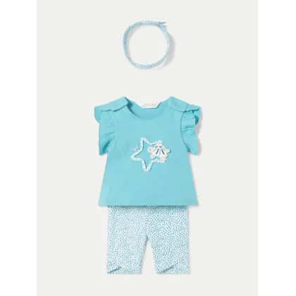 Zdjęcie Mayoral Komplet t-shirt i legginsy 1792 Niebieski Regular Fit