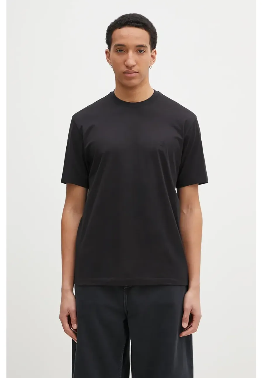 obrazek 1 Y-3 t-shirt bawełniany Regular Short Sleeve Tee męski kolor czarny gładki IW0066
