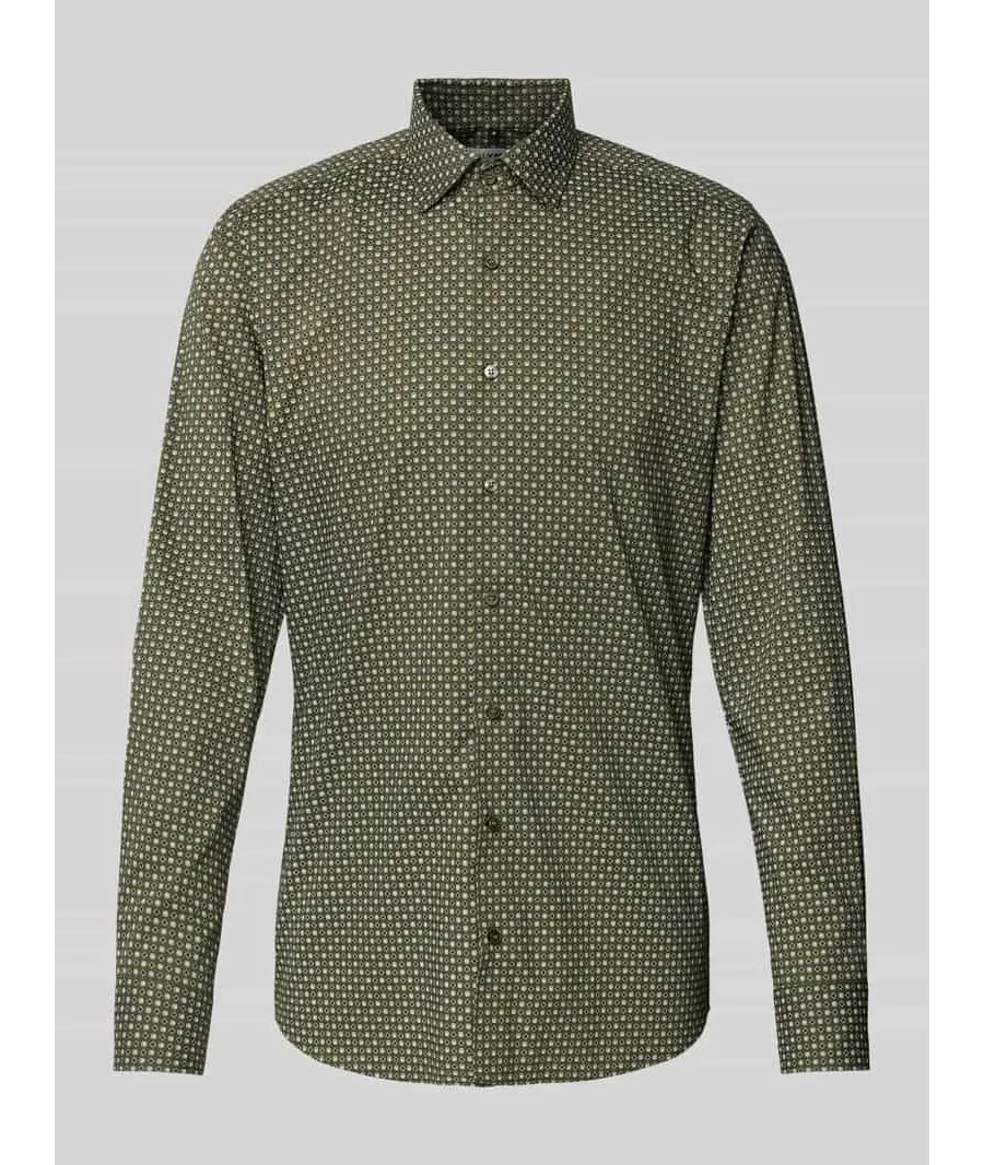 obrazek 1 Koszula biznesowa o kroju slim fit z listwą guzikową