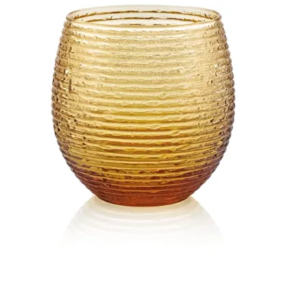 Zdjęcie Stylowy komplet 6 szklanek do wody w kolorze bursztynowym – IVV