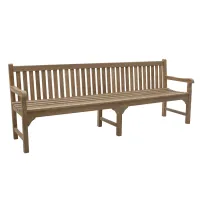 Picture Classic large teak garden bench