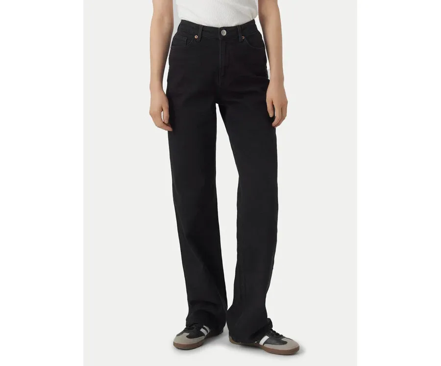 obrazek 1 Vero Moda Jeansy Tessa 10290541 Czarny Wide Leg