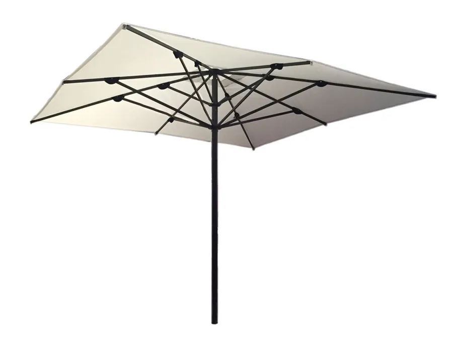 obrazek 1 Stylowy kwadratowy parasol teleskopowy z aluminiowym słupkiem do ogrodu