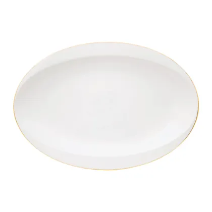 Zdjęcie Prestiżowy owalny półmisek porcelanowy 35 cm prosto z Portugalii - Porcel