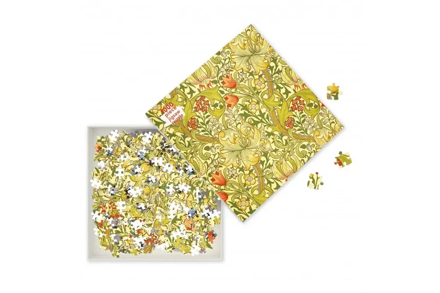 obrazek 2 Puzzle dla dorosłych Galeria William Morris: Złota lilia - Flame Tree Publishing