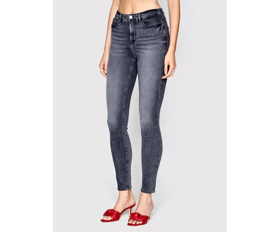 obrazek 1 Guess Jeansy W2YA46 D4PZ2 Szary Skinny Fit