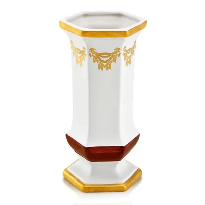 Picture Ceramic vase with gold decorations – Ahura