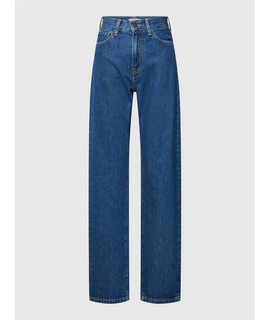 obrazek 1 Jeansy o kroju straight fit z wysokim stanem model ‘Noxon’
