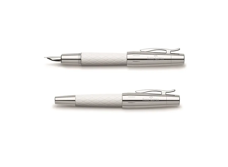 obrazek 3 Eleganckie pióro wieczne E-Motion Rhombus White