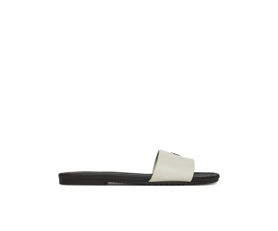 obrazek 1 Calvin Klein Jeans Klapki Flat Sandal Slide Mg YW0YW01697 Biały