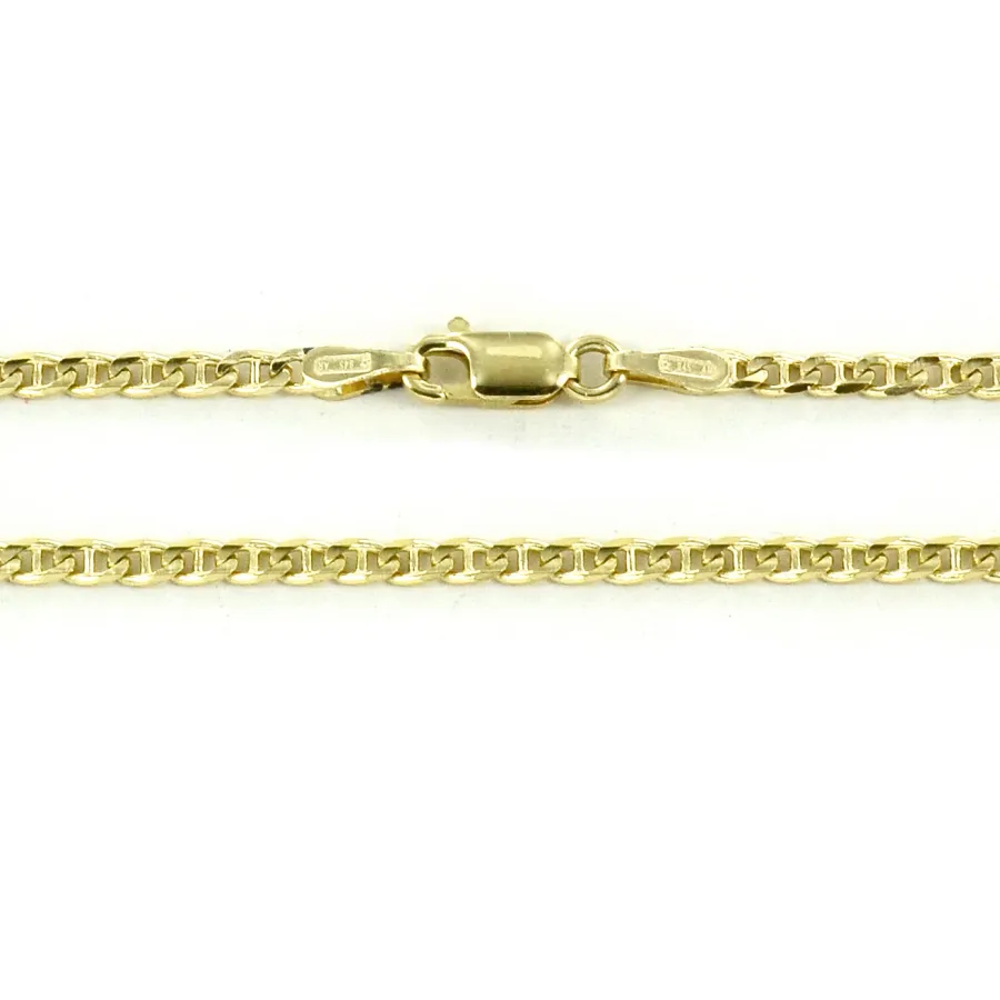 obrazek 1 Elegancki łańcuszek z żółtego złota dla mężczyzn (50 cm)