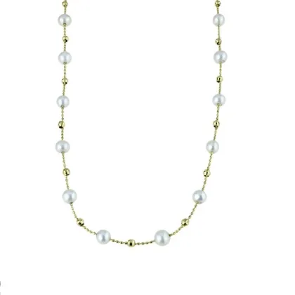 Zdjęcie Luksusowy choker z perełkami cm.45