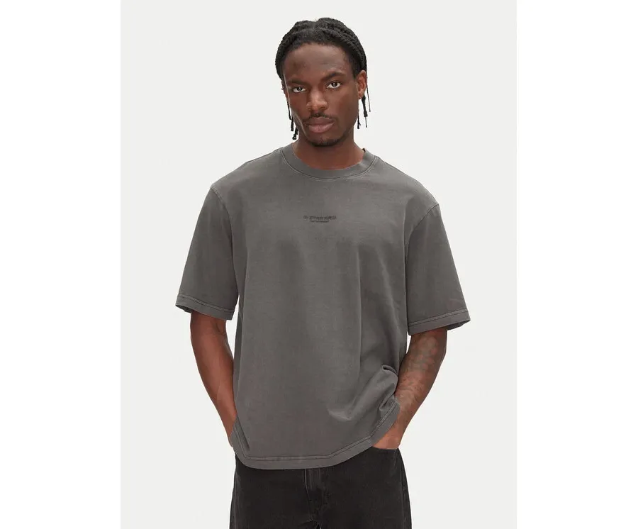 obrazek 1 G-Star Raw T-Shirt Overdyed D24780-C756 Czarny Boxy Fit