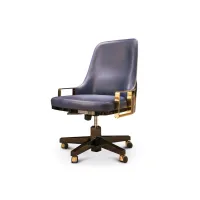 Picture Classic Italian prestigious swivel armchair with adjustable seat - Bianchini