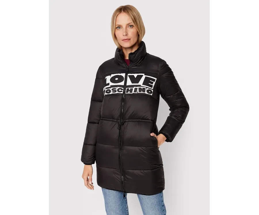 obrazek 1 LOVE MOSCHINO Kurtka przejściowa WK49002T 363A Czarny Regular Fit