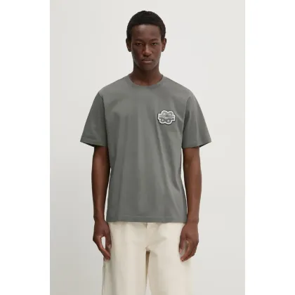 Zdjęcie Filling Pieces t-shirt bawełniany Gowtu Gun kolor szary z aplikacją 74433926002