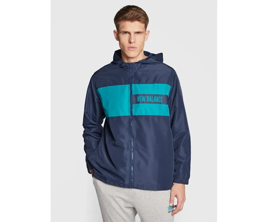 obrazek 1 New Balance Wiatrówka MJ23900 Granatowy Relaxed Fit