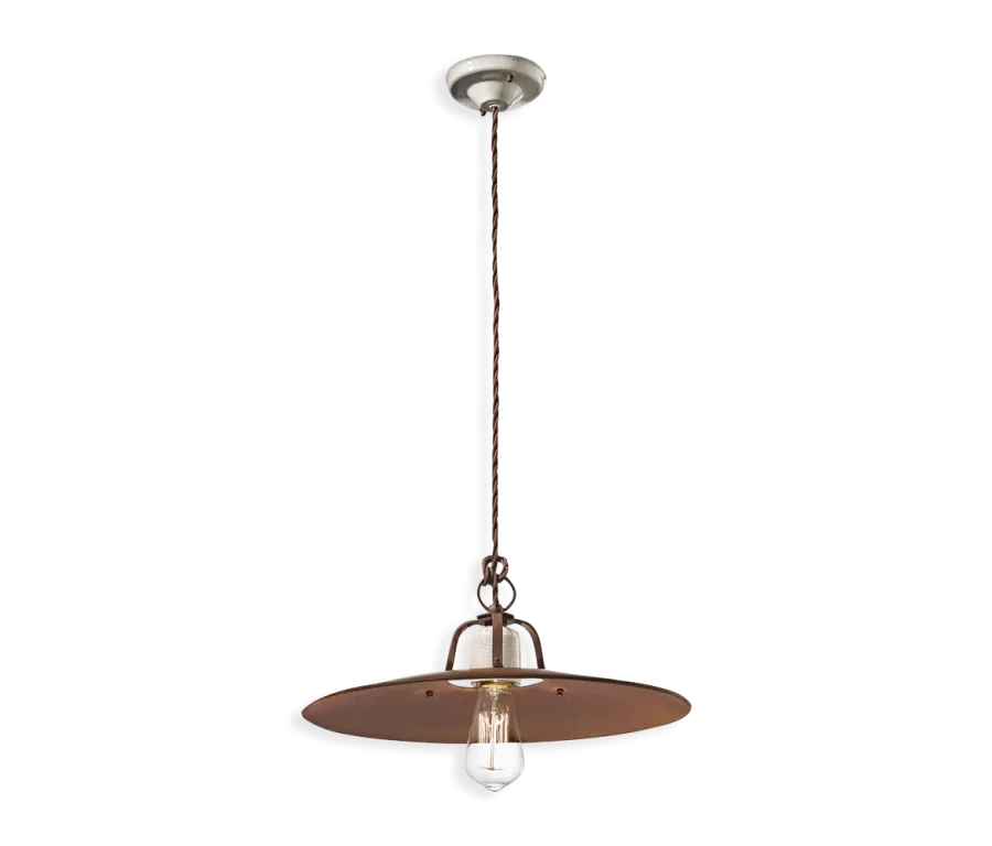 obrazek 1 Oryginalna włoska lampa wisząca Grunge w stylu retro