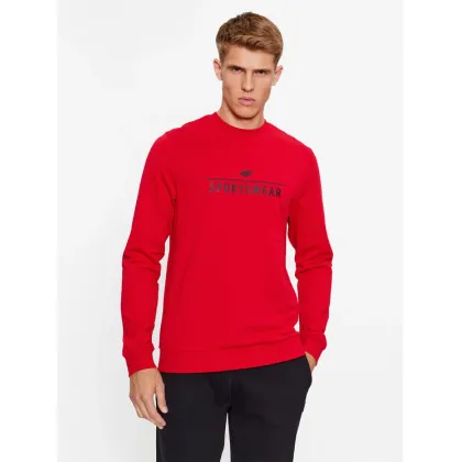 Zdjęcie 4F Bluza 4FAW23TSWSM692 Czerwony Regular Fit