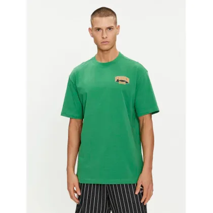 Zdjęcie Puma T-Shirt For The Fanbase Graphic 624395 Zielony Relaxed Fit