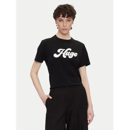 Zdjęcie HUGO T-Shirt Damacia_4 50539101 Czarny Regular Fit