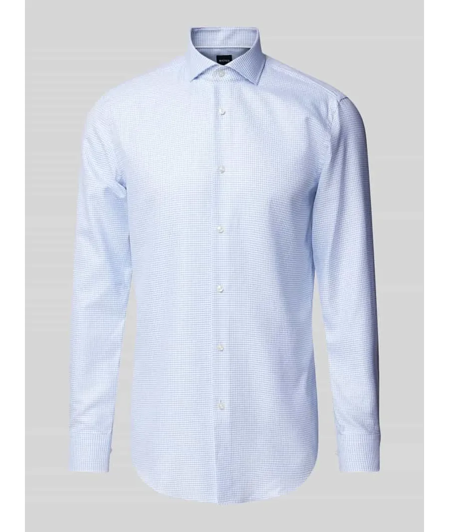 obrazek 1 Koszula biznesowa o kroju slim fit z listwą guzikową model ‘Hank’