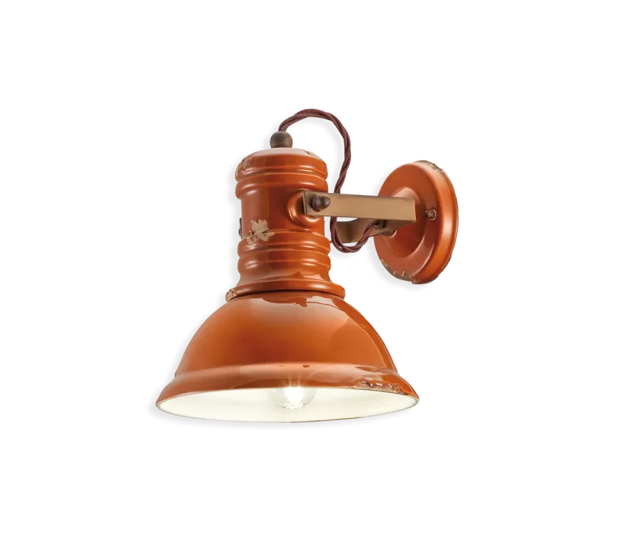 obrazek 2 Oryginalny włoski kinkiet retro Industrial
