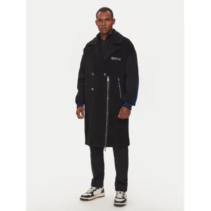 Zdjęcie Richmond X Płaszcz wełniany Mattag UMA24065CP Czarny Regular Fit