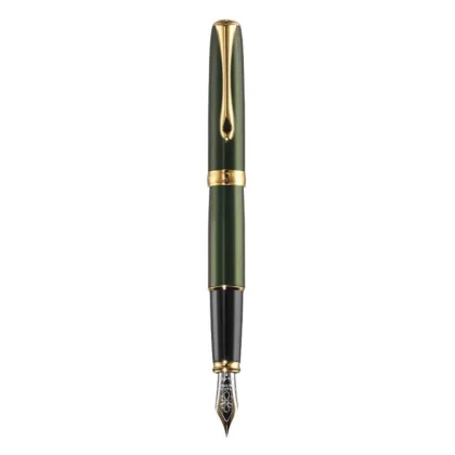 Picture Elegant Excellence A2 fountain pen, green/gold, 14ct