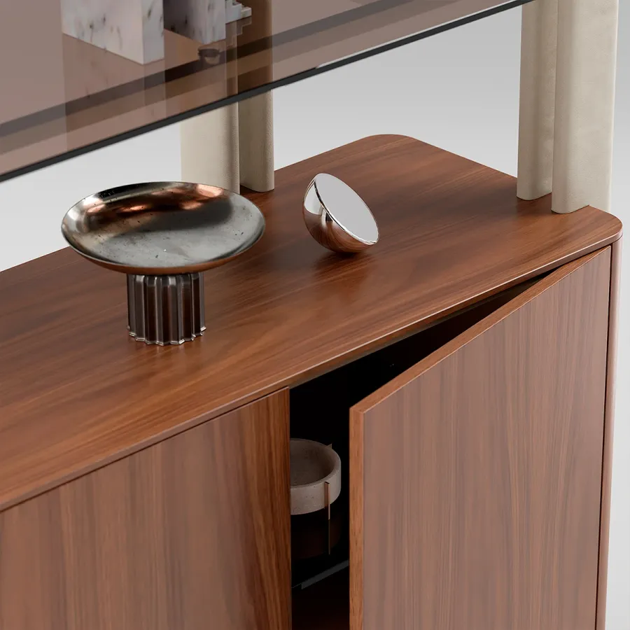 obrazek 32 Wspaniała włoska modernistyczna biblioteczka do salonu lub gabinetu