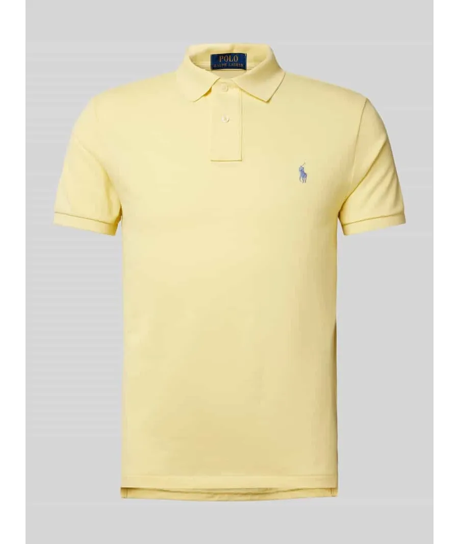 obrazek 1 Koszulka polo o kroju custom fit z czystej bawełny