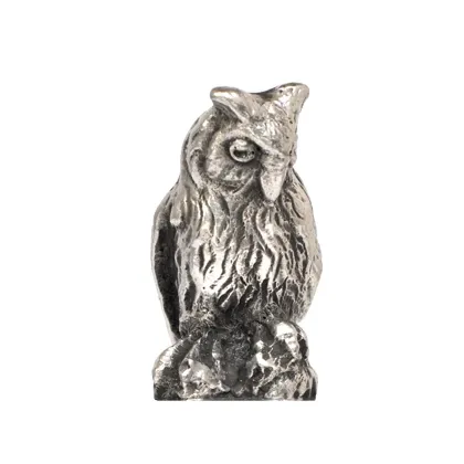 Zdjęcie Stylowy nożyk do listów z figurką sówki