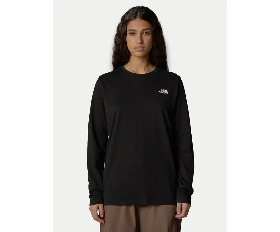obrazek 1 The North Face Bluzka Simple Dome NF0A87QP Czarny Relaxed Fit