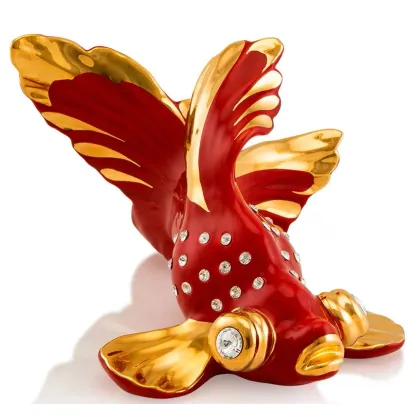 Zdjęcie Kolorowe rybki z ceramiki - różne kolory